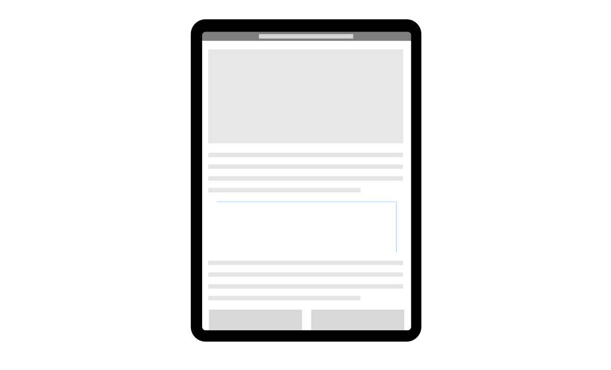 Premium News Tile — Tablet